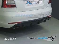 Auto tuning: Difuzor zadnho nraznku - ern desn - sedan/combi