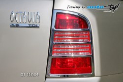 Auto tuning: Rear light cover - Octavia Combi - chrom