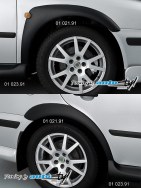 Auto tuning: Wide fender trims - black design*
